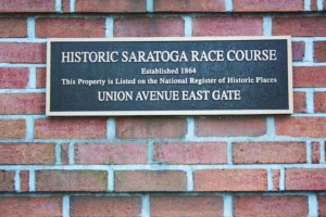Historic Plaque Outside East Gate.